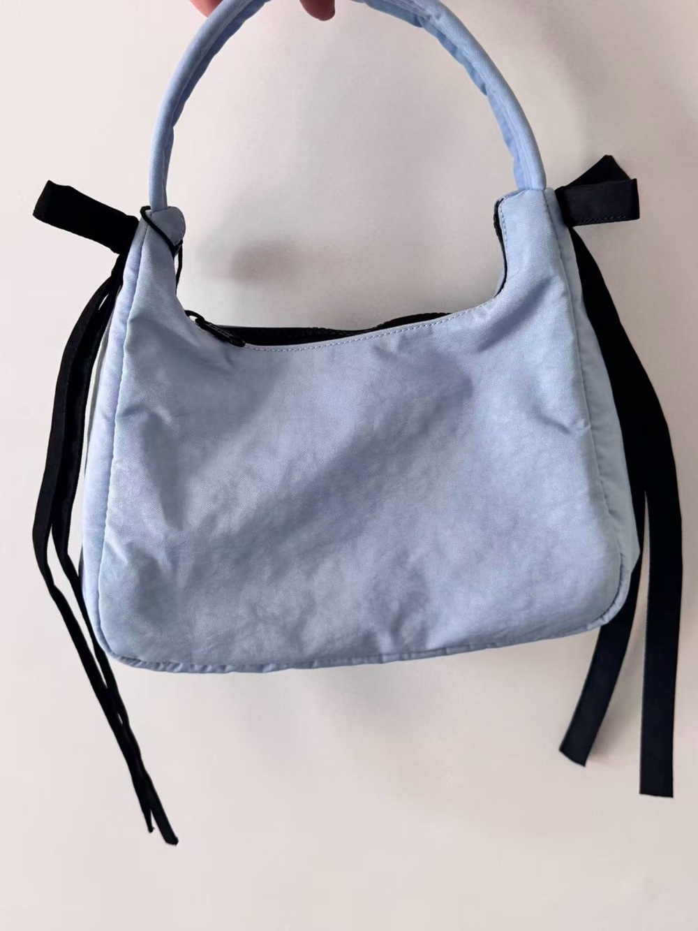 Sandy Liang X Baggu Light Blue Shoulder Bag for Women - Casual Everyday Tote